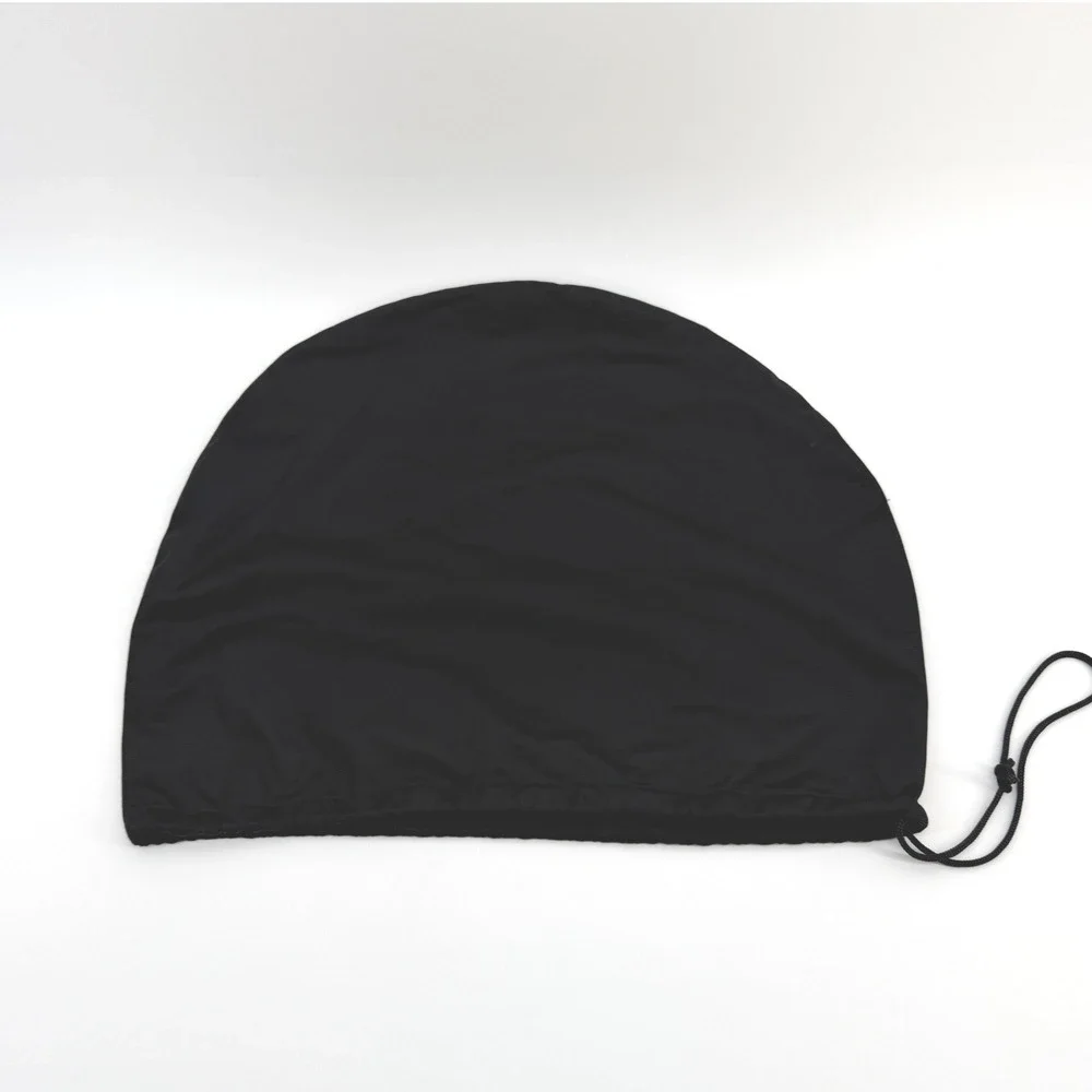 Fulmer Helmet Bag OS Black Skull Graphic Drawstring Soft Storage Pouch Hole